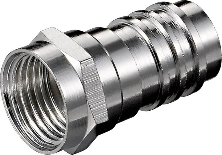 Goobay Connettore F a crimpare (Spine e connettori)