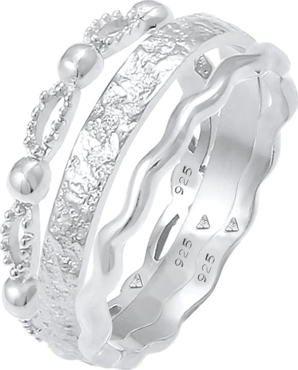Produktbild Elli Bandring, Kugel, Ring Set, Wellen (56, 925 Silber)