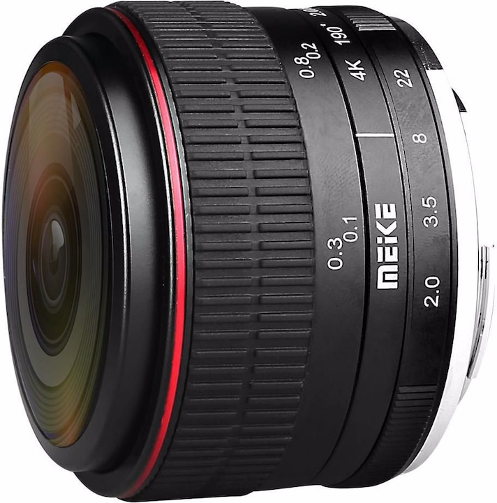 Image du produit Meike 6,5 mm f/2,0 Fisheye, Sony E (Sony E, Plein format, APS-C / DX)