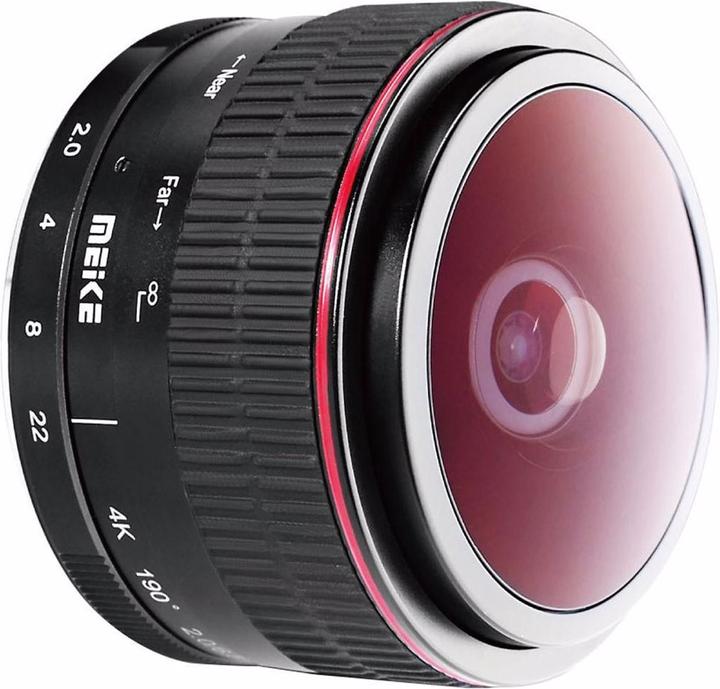 Actual product image Meike 6.5mm f/2.0 Fisheye, Sony E (Sony E, full size, APS-C / DX)