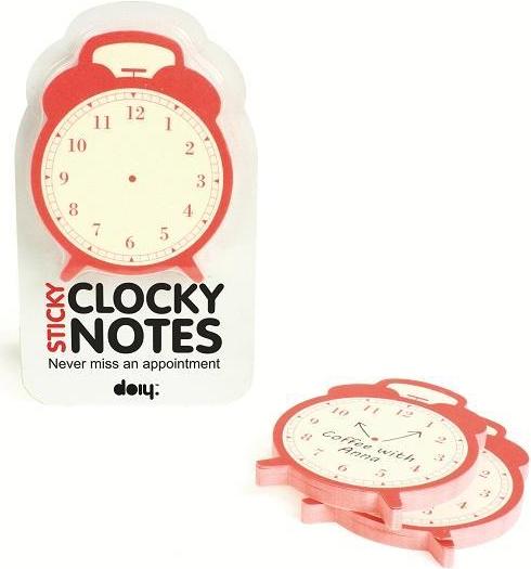 Produktbild Doiy Clocky Notes (70 x 70 mm)