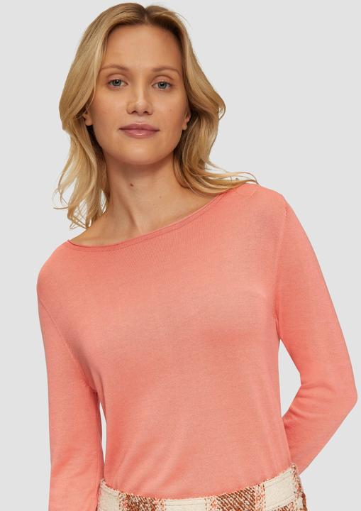 Image du produit S.Oliver Strickpullover Leichter Feinstrickpullover mit Rollkante (46)