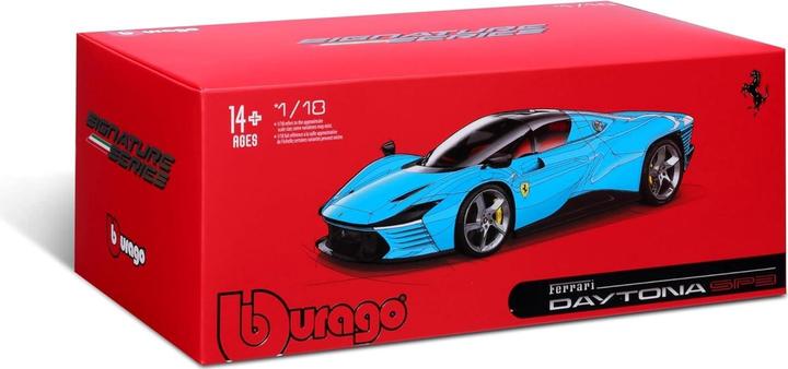 Actual product image Bburago Ferrari Signature Daytona SP3 1/18 blue