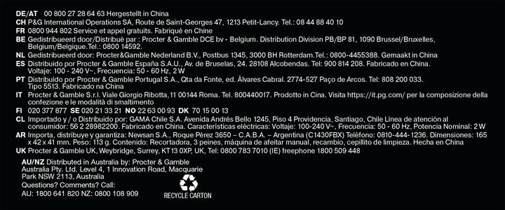 Actual product image Braun SK3300