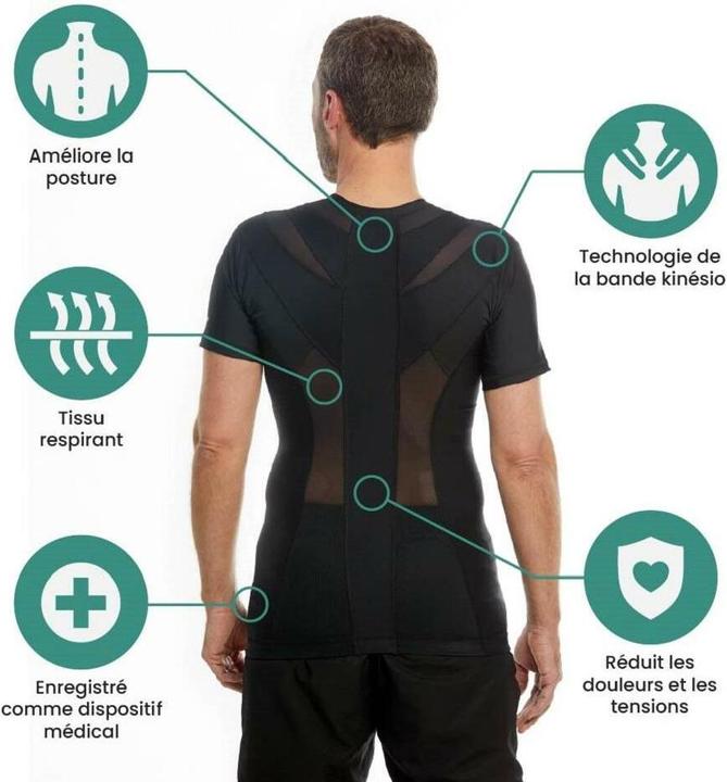 Image du produit Anodyne Posture Shirt 2.0 Hommes noir M (M)