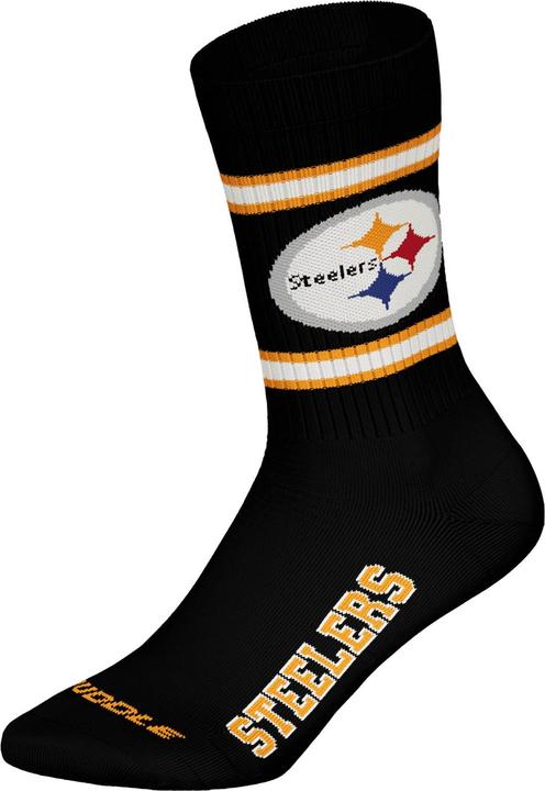 Produktbild Barefoot Pittsburgh Steelers 3pk Crew Socks 43-46 (43 - 46)