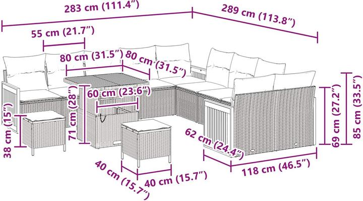 Produktbild vidaXL Zoe