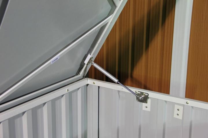 Actual product image Duramax Metall Garten Gerätebox Kissenbox 585 L