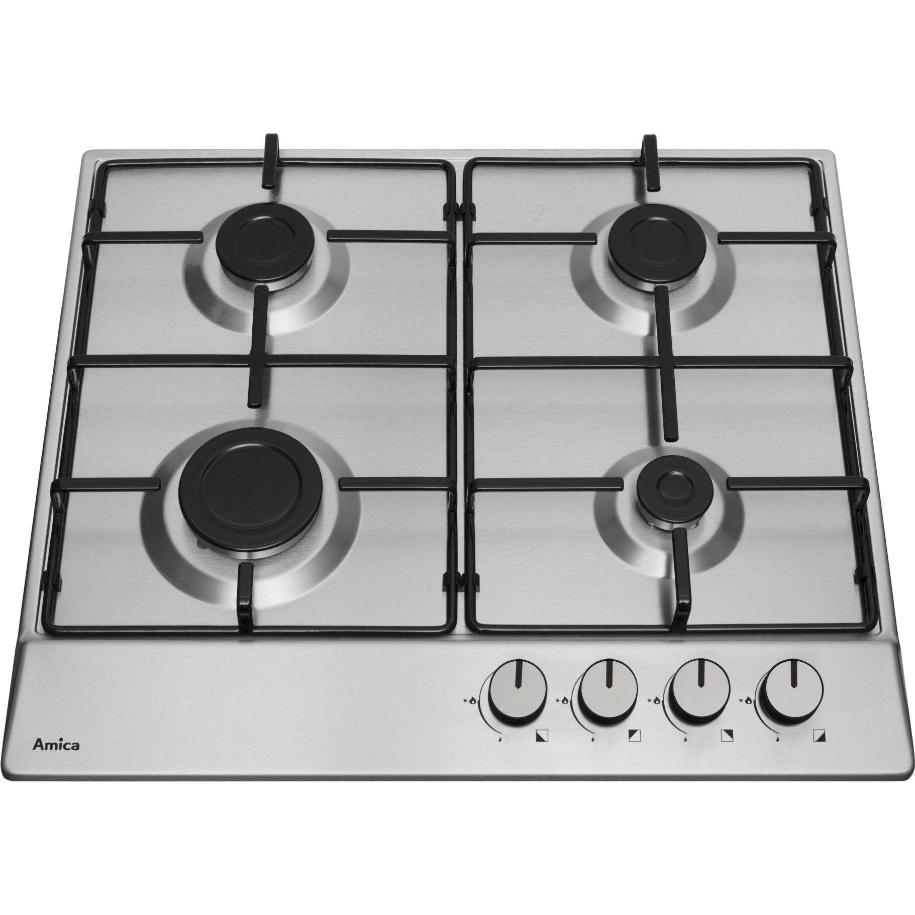 Thumbnail - Amica PGA6100BPR Gas hob, Kochfeld, Silber