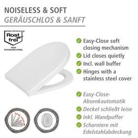 Produktbild Wenko WC-Sitz mit Absenkautomatik Sindia weiss