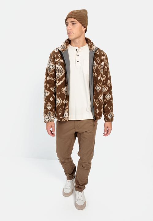 Actual product image Camel Active Long sleeve henley made from organic cotton (XL)