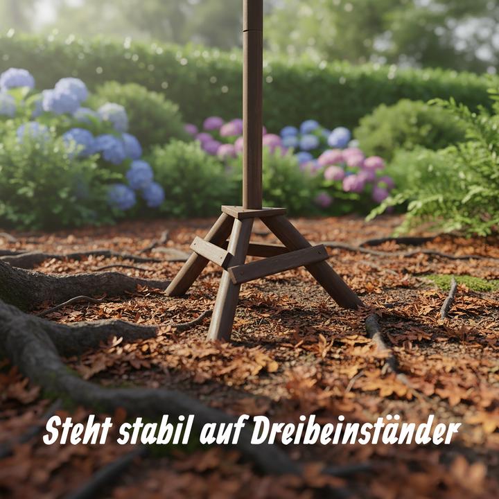 Actual product image Relaxdays Birdhouse with Stand approx 100 x 37 x 43 cm