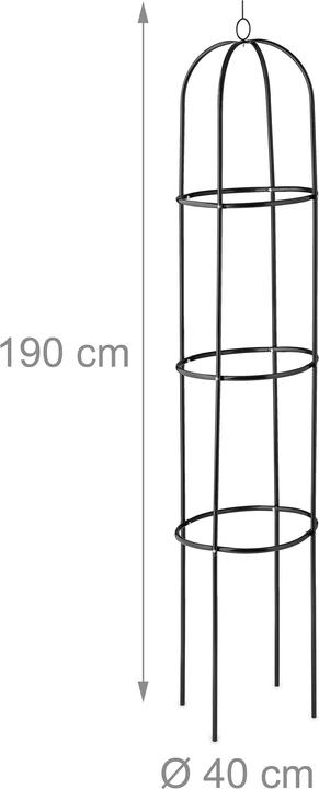 Produktbild Relaxdays Rankhilfe (40 cm, 40 cm)