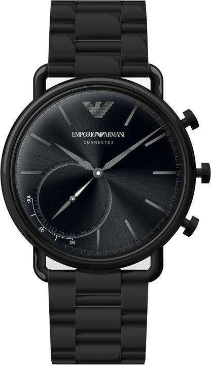 Produktbild Emporio Armani Aviator Hybrid Smartwatch (Analoguhr, Hybrid Uhr, 43 mm)