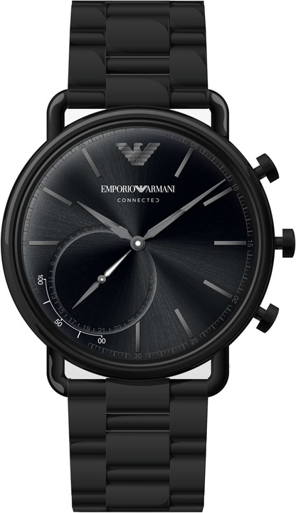 Produktbild Emporio Armani Aviator Hybrid Smartwatch (Analoguhr, Hybrid Uhr, 43 mm)