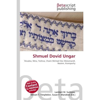 Shmuel Dovid Ungar, Sachbücher