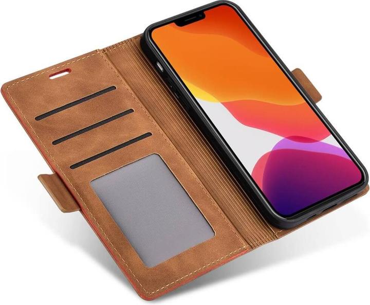 Actual product image N.Bekus iPhone 14 Plus - Flip Case Cover brown (Apple iPhone 14 Plus)