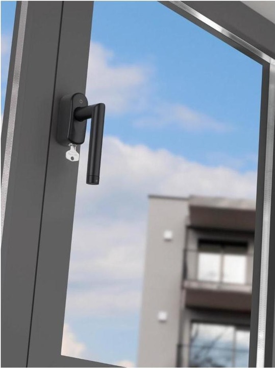 Actual product image Z-Wave HOPE11902723 - HOPPE eHandle Lockable ConnectSense Amsterdam 37mm