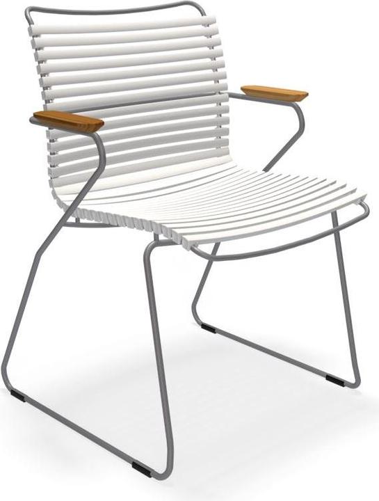 Image du produit Houe CLICK Chaise de jardin avec accoudoirs en bambou Structure en acier