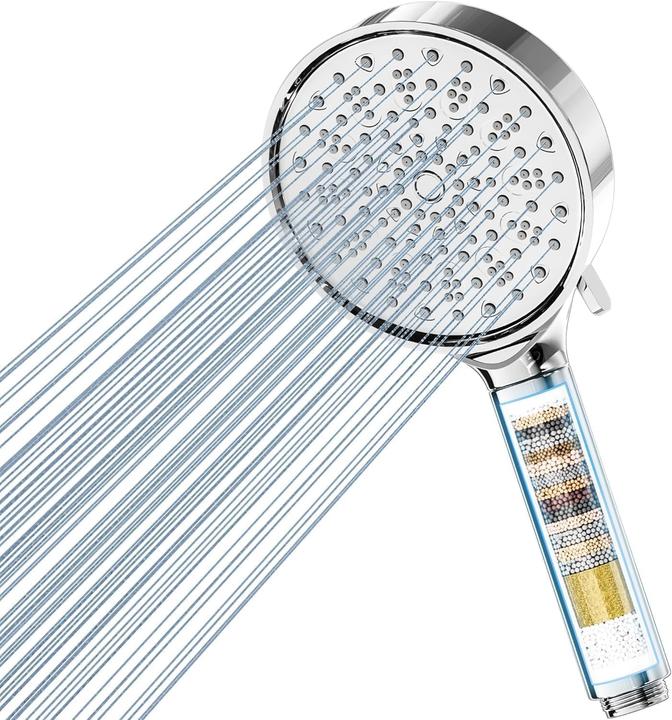 Produktbild Cobbe Duschkopf mit Filter (6 Strahlarten)