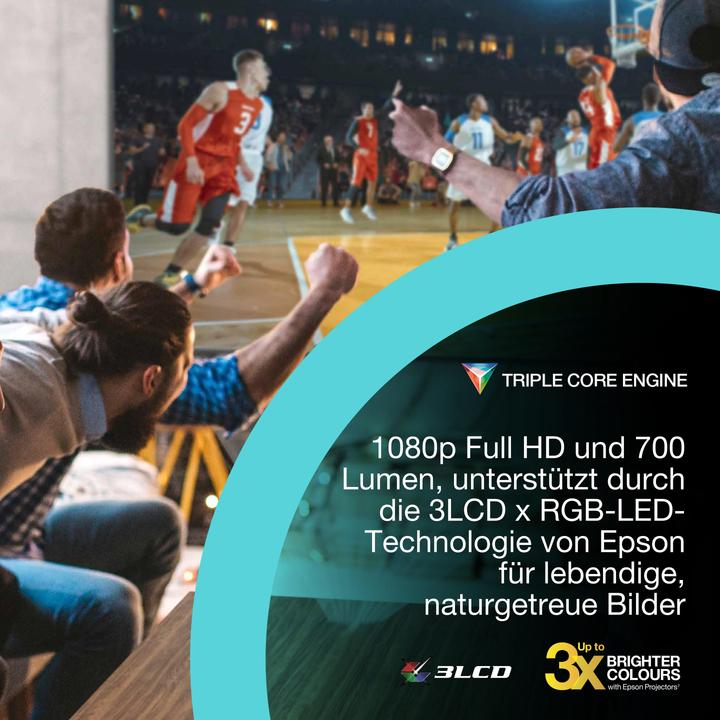 Actual product image Epson Lifestudio Pop - EF-61R (Full HD, 700 lm, 1.2:1)