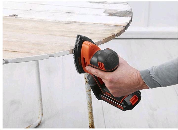 Actual product image Black & Decker Battery Mouse BDCDS18 (Multi sanders)