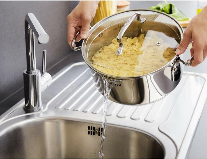 Image du produit Tefal Duetto+ Ensemble de casseroles 7 pièces (G719S735), Acier inoxydable (Set de poêles + casseroles, Acier inoxydable)