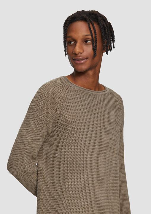 Produktbild S.Oliver Strickpullover Locker gestrickter Pullover mit Waschung (M)