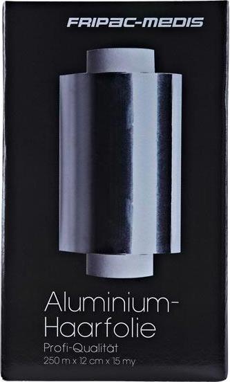 Immagine prodotto Fripac Foglio di alluminio argento 15my 12cm x 250m in cartone con bordo a strappo