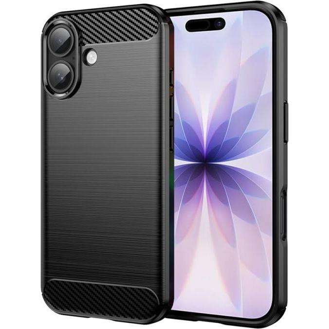 Insmat Backcover Carbon Steel Iphone 17 (Apple iPhone 17), Cover smartphone, Nero