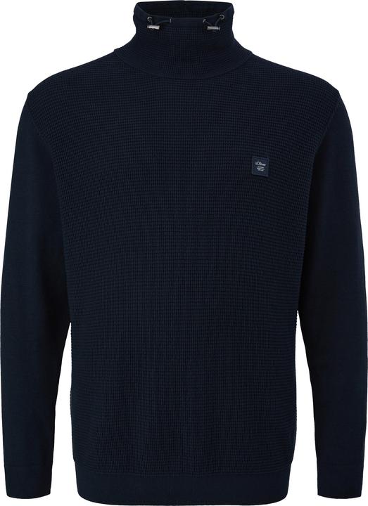 Actual product image s.Oliver Strickpullover Strickpullover mit Jersey-Ärmeln (5XL)