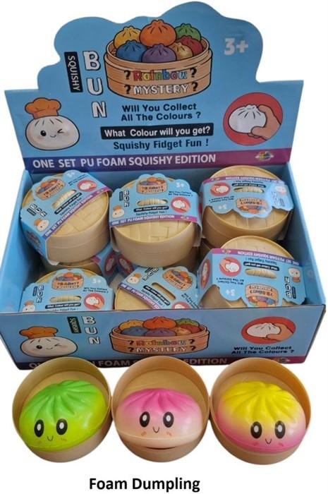 Squishy Foam Dumpling Slow Rising 8.5 cm 1 Stück assortiert