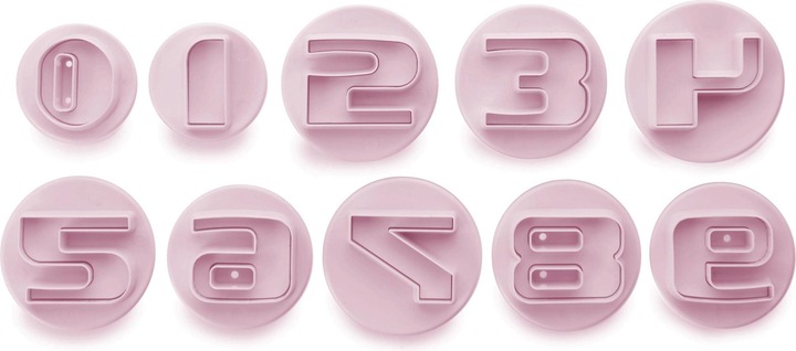 Ibili Fondente Cookie Cutter Numeri