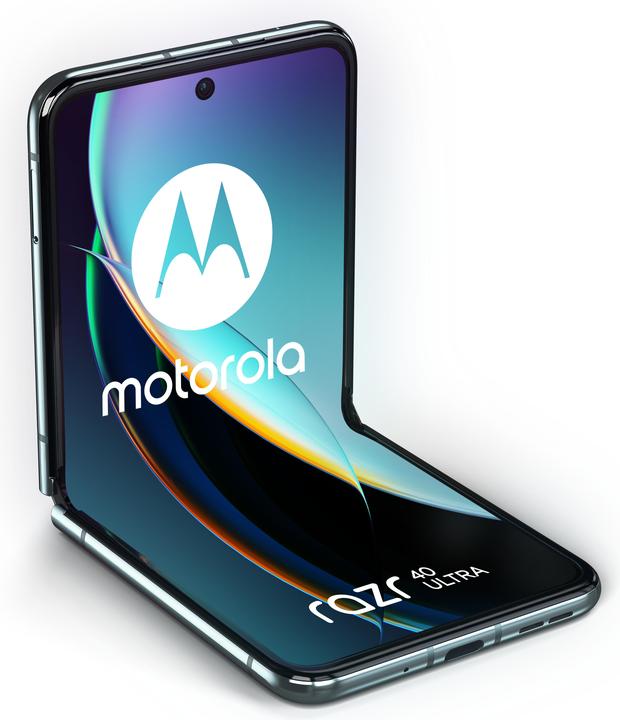 Actual product image Motorola Razr 40 Ultra (256 GB, Glacier Blue, 6.90", SIM + eSIM, 5G)