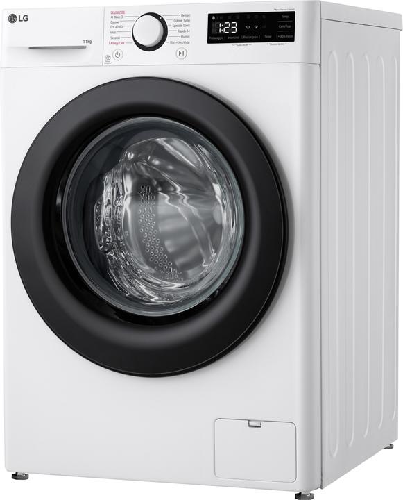 Image du produit LG F4R3011NSWB Lave-linge 11kg AI DD, Classe A-10%, 1400 tr/min, Lavage vapeur (11 kg, Gauche)