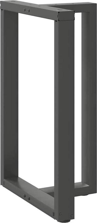 Produktbild VidaXL Bartischbeine T-Form 2 Stk. Anthrazit 60x35x(91-92) cm Stahl Tischbein