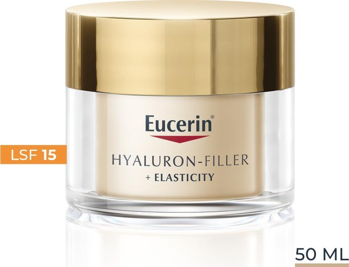 Immagine prodotto Eucerin HYALURON-FILLER + ELASTICITY Trattamento da giorno SPF 15 (50 ml, Crema da giorno, SPF 15)