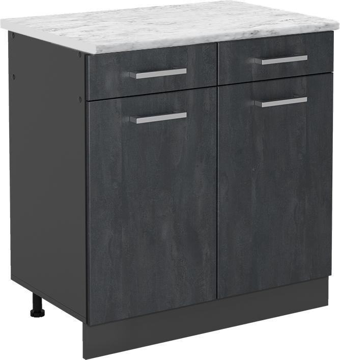 Anthrazit, Marble-Weiss, Schwarz, Schwarz Beton