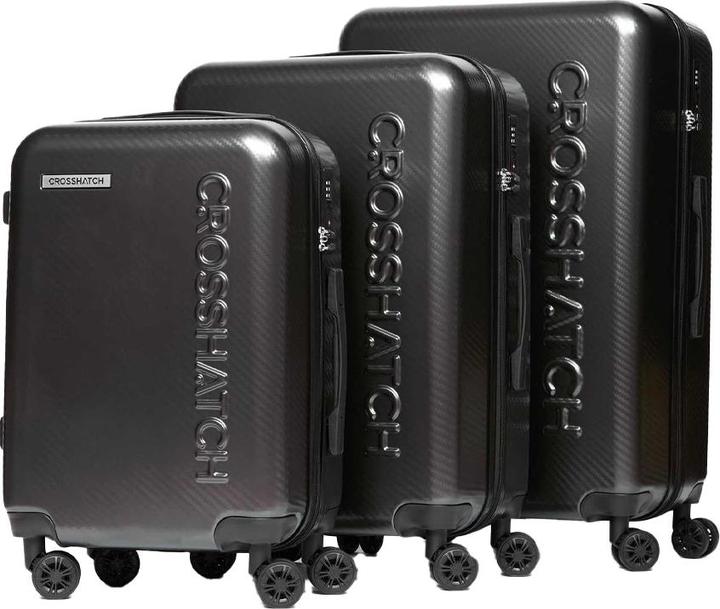 Produktbild Crosshatch Escapade Rollkoffer Geprägt (3erPack)