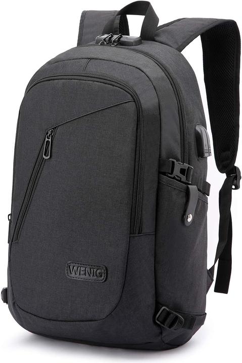 Produktbild Wenig Anti-Diebstahl Laptoptasche (15.6 Zoll, Schwarz)
