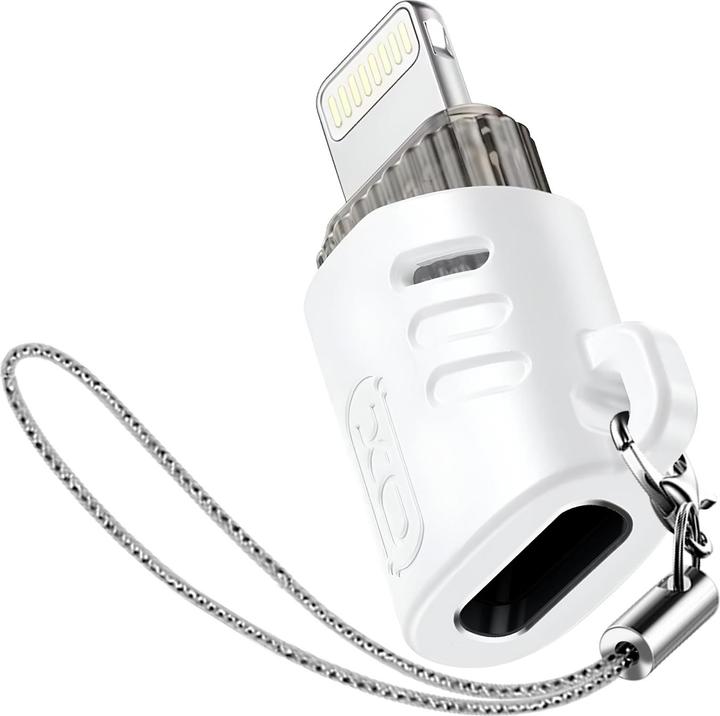 Actual product image xO adapter NB256E USB-C - Lightning white (USB-C, Lightning)