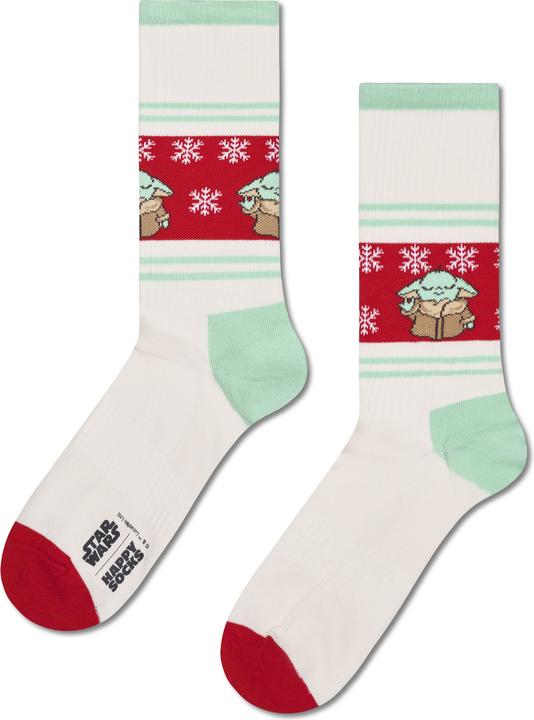 Happy Socks STAR WARS™ Grogu Snowflake Sneaker Sock