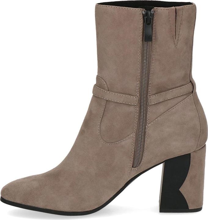 Taupe suede