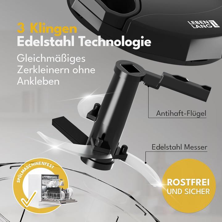 Produktbild Lebenlang Multizerkleinerer (1000 ml)