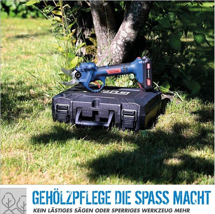 Produktbild Güde ASC 18-201-05 K Akku Astschere 18 V Brushless ( 58438 ) + 1x Akku 2,0 Ah + Ladegerät + Koffer