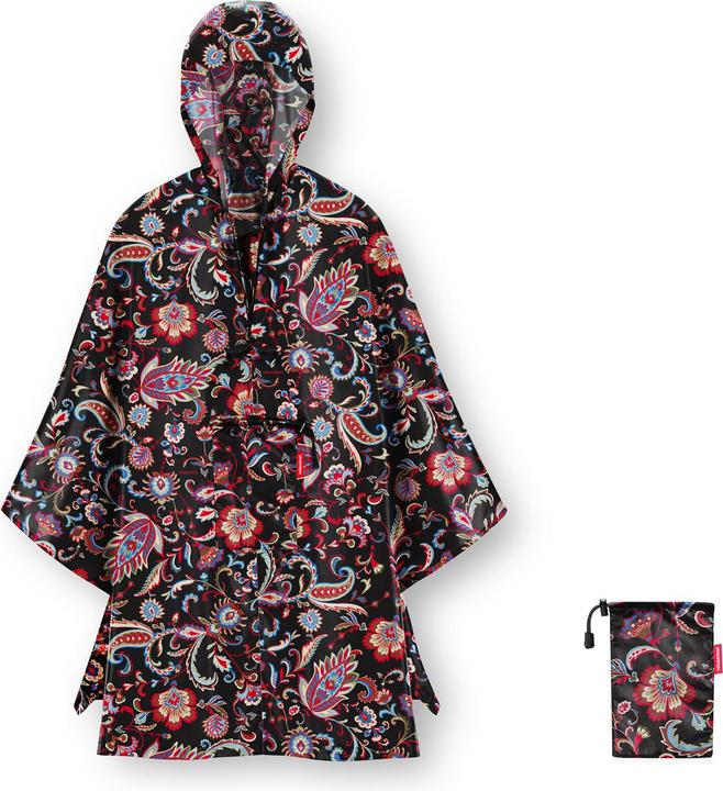 Produktbild MGA Mini Maxi Poncho AN7064 Paisley Black - Regenüberwurf aus hochwertigem Polyestergewebe - (One Size)
