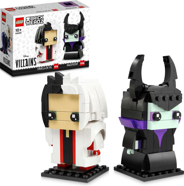 Immagine prodotto LEGO Crudelia e Malefica (40620, LEGO Brickheadz)