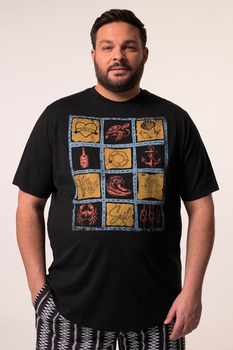 Actual product image Men+ T-Shirt, Halbarm, Print (8XL)