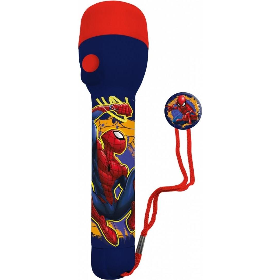 Kids Licensing, Torcia, SPIDERMAN Torch with LED light