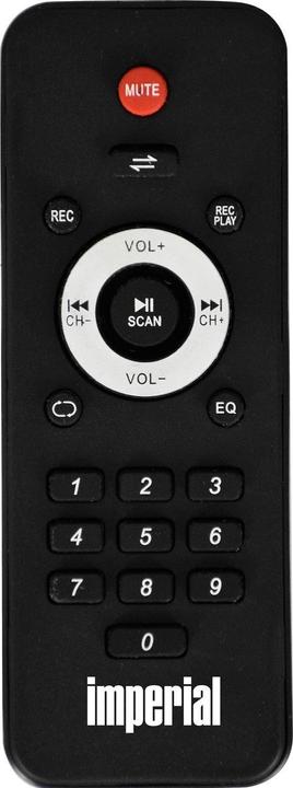 Actual product image Imperial BOBs ROCK-BOX Karaoke system Incl. remote control, Incl. karaoke function, Recording function (6 h)